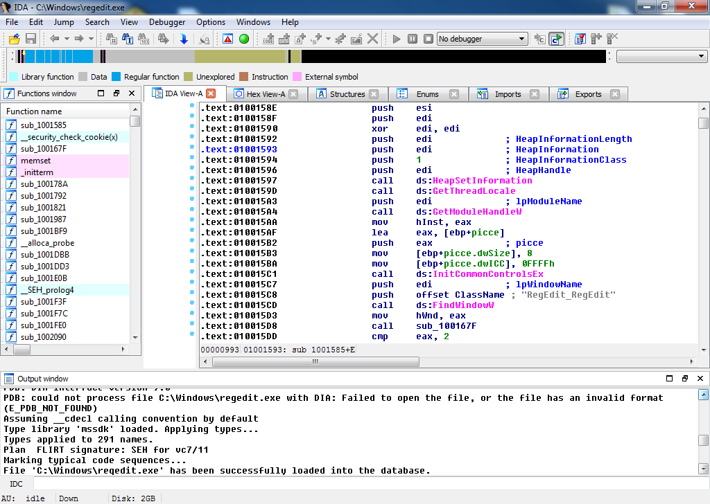 linux disassembler