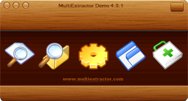 MultiExtractor Wood themed skin