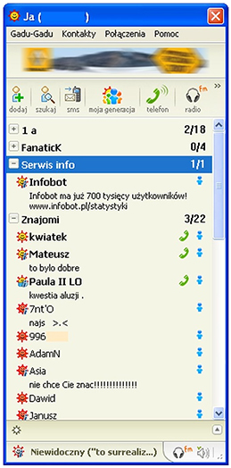 Gadu-Gadu or GG messenger password decoder