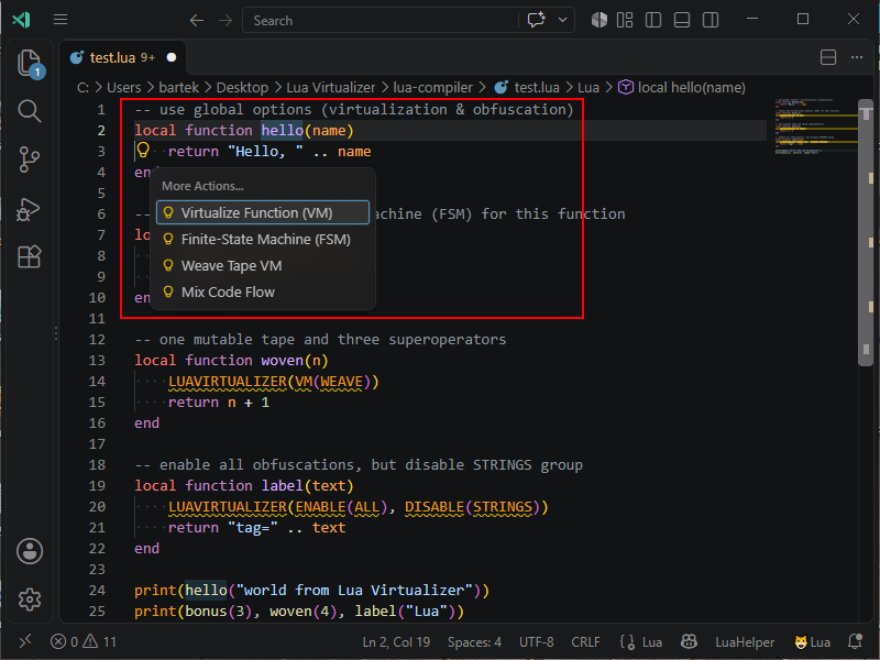 [Image: lua-virtualizer-obfuscator-1-0-vscode-action-menu.png]