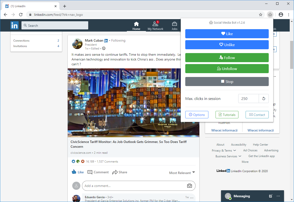 social media exchange bot social media exchange bot