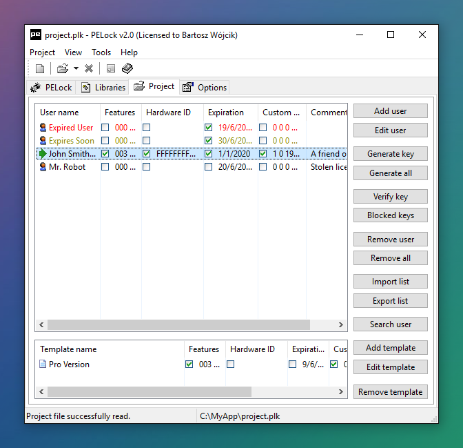 Generate your trial license key number Generate your trial license key number