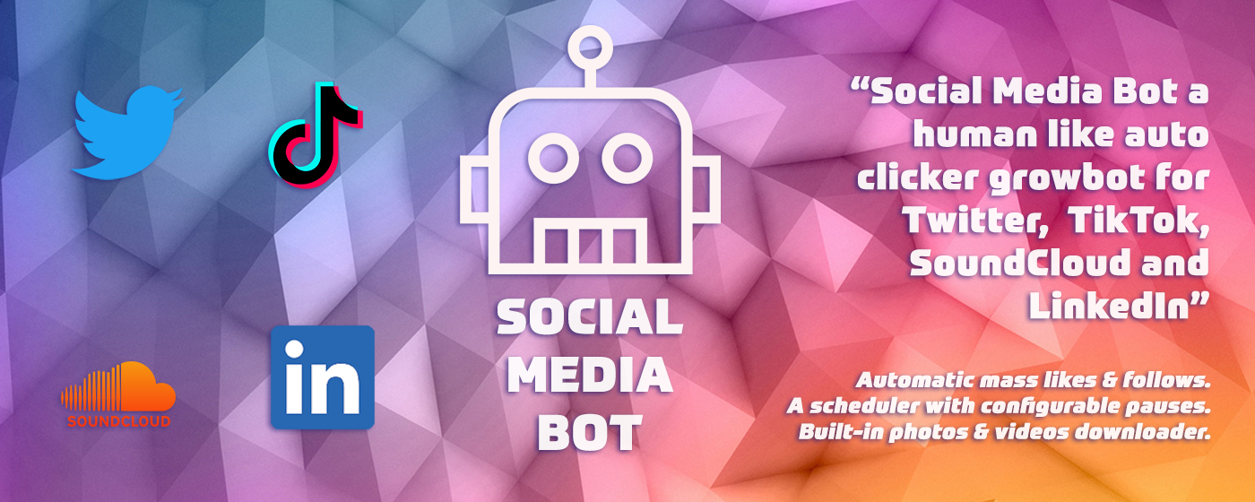 Social Media Bot Automatyczny Klikacz i Growbot Szeroka Promocyjna Reklama