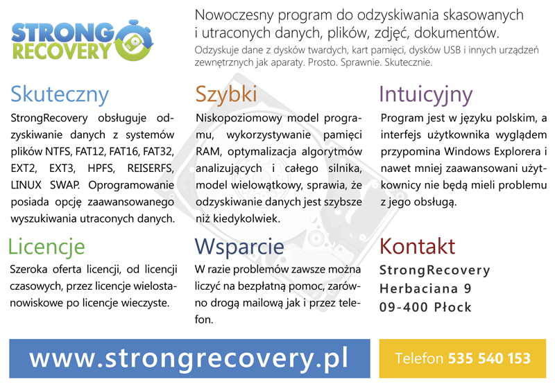 StrongRecovery Projekt Reklamy