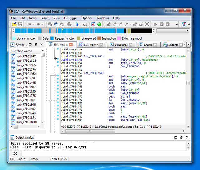 Deasembler IDA