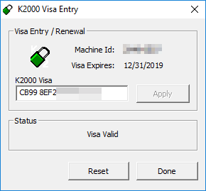 Generator kodów serwisowych Philips CT K2000 Visa Entry